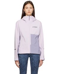 adidas Originals - Purple Terrex Multi Rain.rdy Jacket - Lyst