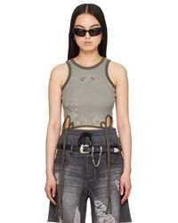 ANDERSSON BELL - Khaki Camouflage Tank Top - Lyst