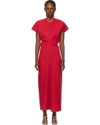 TOTEME - Slouch Waist Wool Maxi Dress - Lyst