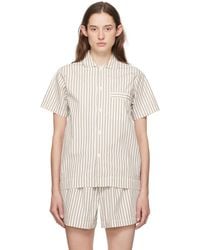 Tekla - Off- & Short Sleeve Pyjama Shirt - Lyst