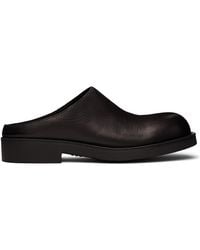 MM6 by Maison Margiela - Leather Biker Mule Loafers - Lyst