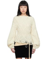 OTTOLINGER - Off- Deconstructed Sweater - Lyst