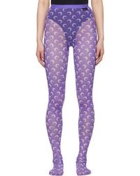 Marine Serre - Recycled Moon Mesh Tights - Lyst