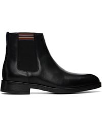 Paul Smith - Leather Lansing Signature Stripe Chelsea Boots - Lyst