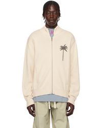 Palm Angels - オフホワイト Palms ニット トラックジャケット - Lyst