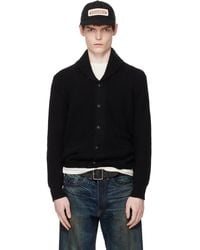 RRL - Cashmere Shawl-Collar Cardigan - Lyst