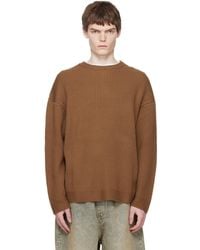 Entire studios - Oversized Knit Crewneck Sweater - Lyst