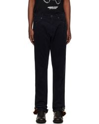 Undercover - Contrast Hem Trousers - Lyst