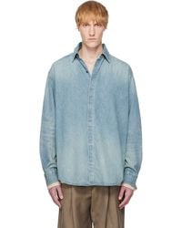 Fear Of God - Button Up Denim Shirt - Lyst