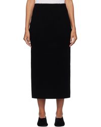 AURALEE - Heavy Milano Rib Knit Midi Skirt - Lyst