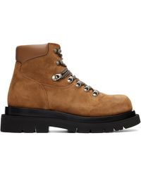 Bottega Veneta - Boston Crust Lug Ankle Boots - Lyst