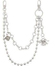 DIESEL - Metal Charm Chains & Pendant Keychain - Lyst
