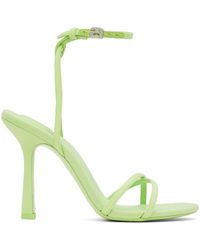 Alexander Wang - Green Dahlia 105 Heeled Sandals - Lyst