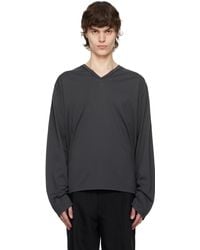 mfpen - Ls V-Neck T-Shirt - Lyst