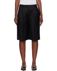Loulou de Saison - Adler Virgin Wool Bermuda Shorts - Lyst