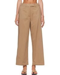 Cordera - Low Rise Cotton Trousers - Lyst