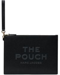 Marc Jacobs - The Leather Large Pouch ポーチ - Lyst