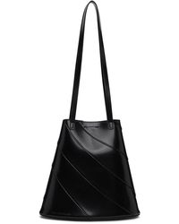 Kiko Kostadinov Mini Twisted Shopper Shoulder Bag - Black