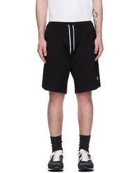 Fred Perry - Black Embroidered Logo Shorts - Lyst
