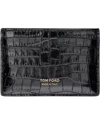 Tom Ford - Printed Croc Card Holder - Lyst