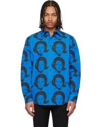 Wales Bonner - ブルー Theaster Gatesエディション Selah シャツ - Lyst