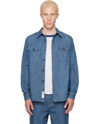 A.P.C. - 'Surchemise' Denim Shirt - Lyst