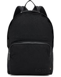 BOSS - Coated Canvas Backpack - Lyst