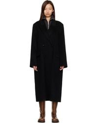 Acne Studios - Double-Breasted Coat - Lyst