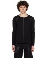 CARNET ARCHIVE - T-Shirt À Manches Longues Human-Shell Noir - Lyst