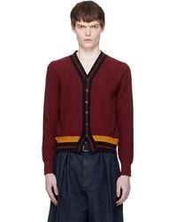 Dries Van Noten - Block Stripe Cardigan - Lyst