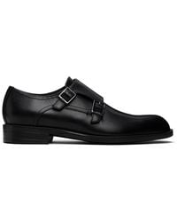 BOSS - Leather Monkstraps - Lyst