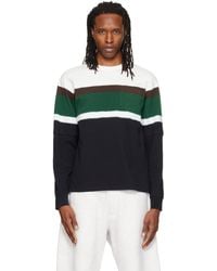 Sacai - Chusen-Dyed Cotton Jersey L/S T-Shirt - Lyst