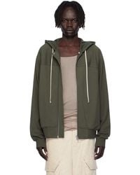 Rick Owens - Khaki Concordians Windbreaker Hoodie - Lyst