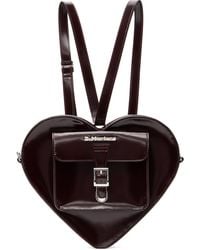 Dr. Martens - Burgundy Vegan Heart Shaped Backpack - Lyst