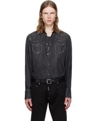DSquared² - Western Denim Shirt - Lyst