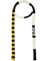STEFAN COOKE - Stripe Knit Scarf - Lyst