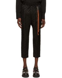 Song For The Mute Linen Lounge Trousers - Black