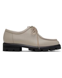 LEGRES - Taupe Lace-up Derbys - Lyst