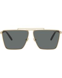 Versace - Tubular Greca Sunglasses - Lyst