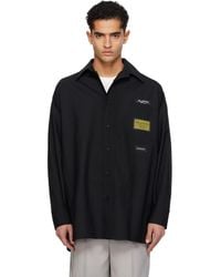 MM6 by Maison Margiela - Tailored Wool-Blend Shirt - Lyst