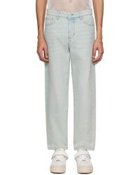 Ami Paris - Blue Tapered Jeans - Lyst