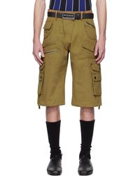 Martine Rose - Khaki Utility Shorts - Lyst