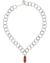 Marni - Silver Hotdog Necklace - Lyst