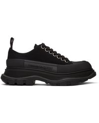 Alexander McQueen - Tread exaggerated-sole Canvas Trainers - Lyst