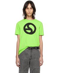 Acne Studios - Green Graphic T-shirt - Lyst