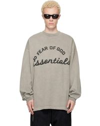 Fear Of God - Taupe Training 90S Long Sleeve T-Shirt - Lyst