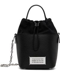 Maison Margiela - Black Small 5ac Bucket Bag - Lyst