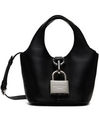 Balenciaga - Petit sac noir à ferrure de style cadenas - Lyst
