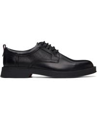 HUGO - Perforated Monograms Leather Derbys - Lyst