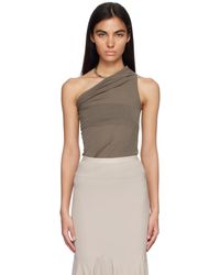 Rick Owens - Gray Athena Tank Top - Lyst